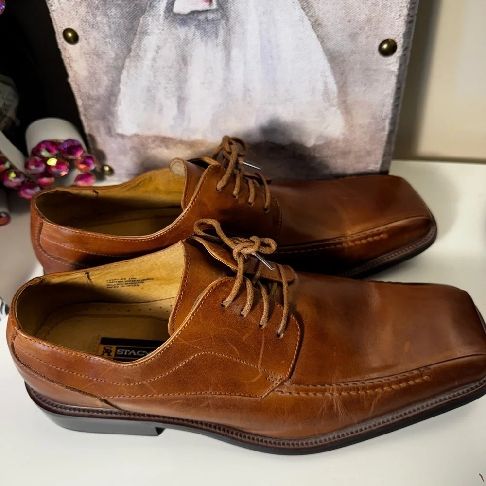 Stacy Adam’s Brown Leather Men's Dress Shoes